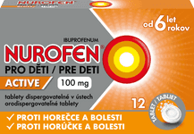 NUROFEN Pre deti Active 100 mg x 12 tabliet
